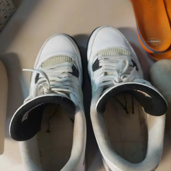 Nike Air Jordan 5 Retro White Black Cement gray Read Description - Picture 10 of 11